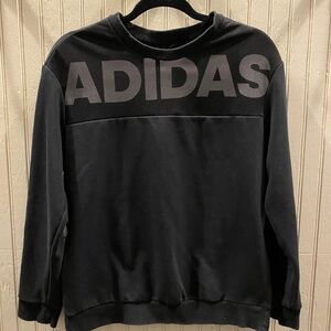 Adidas Black Crewneck Sweatshirt